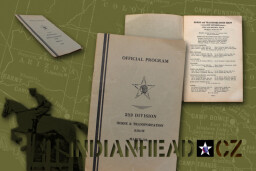 INDIANHEAD.CZ IM50009 US 2ID INTER-WAR OFFICIAL PROGRAM 2ND DIVISION HORSE TRANSPORTATION  SHOW FORT SAM HOUSTON TEXAS MARCH 5TH 1936
